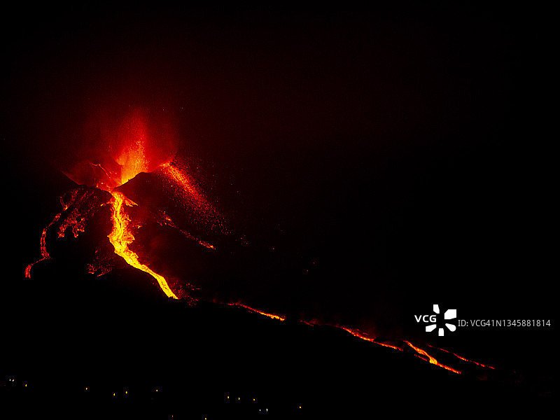 老昆布雷火山图片素材