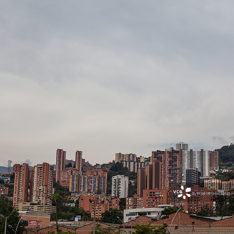 麦德林的城市景观图片素材