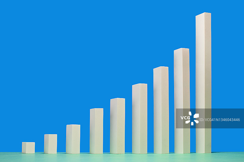 3D条形图图片素材