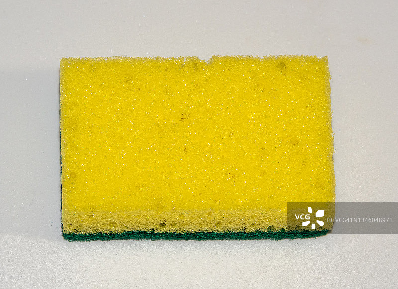 黄绿色清洁海绵图片素材