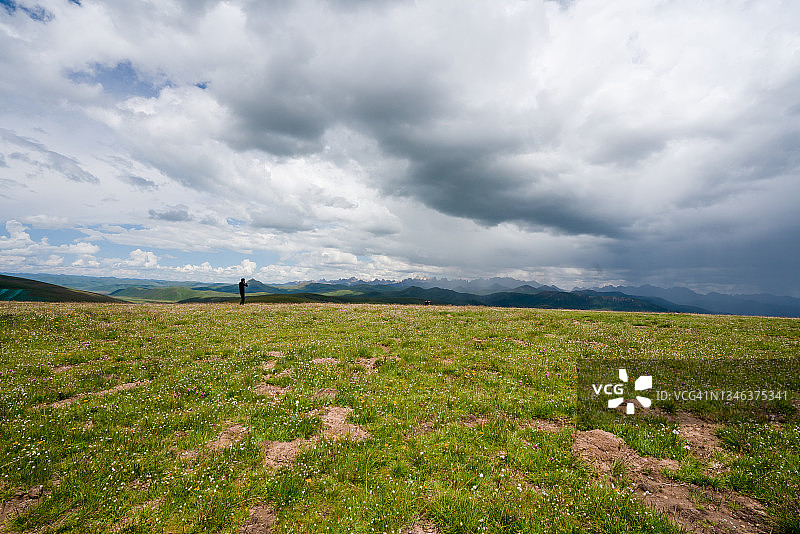 青海草原风光图片素材