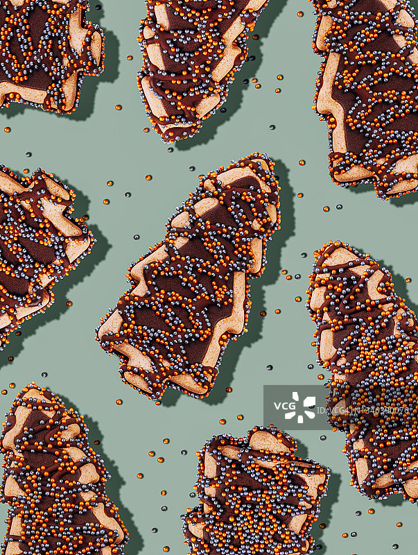 圣诞树饼干图片素材