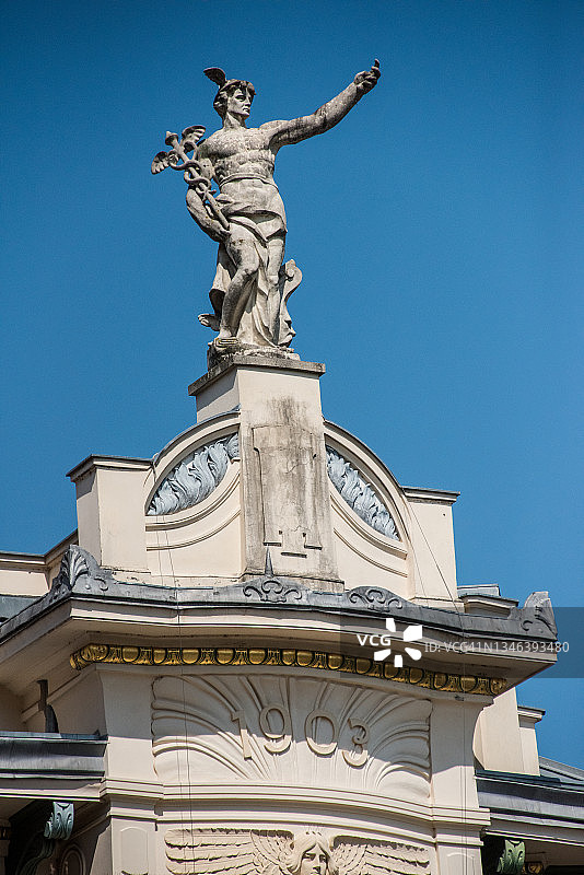 墨丘利雕像图片素材