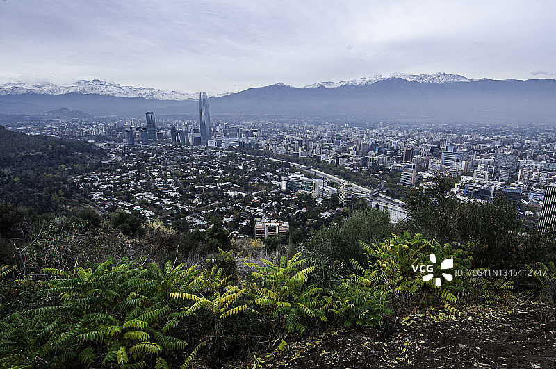 圣地亚哥风光，智利图片素材