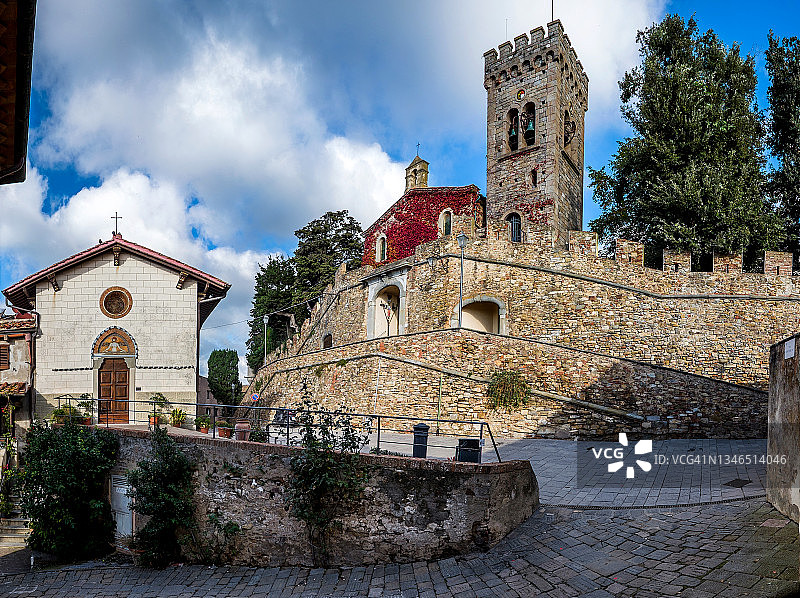 卡斯塔涅托卡尔杜奇,里窝那,意大利 - 托斯卡纳,伊特鲁里亚海岸图片素材