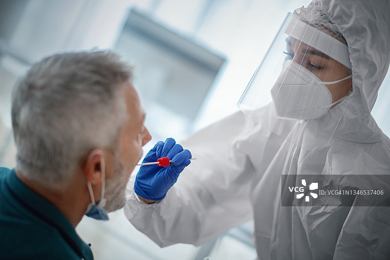 咽喉取样图片素材