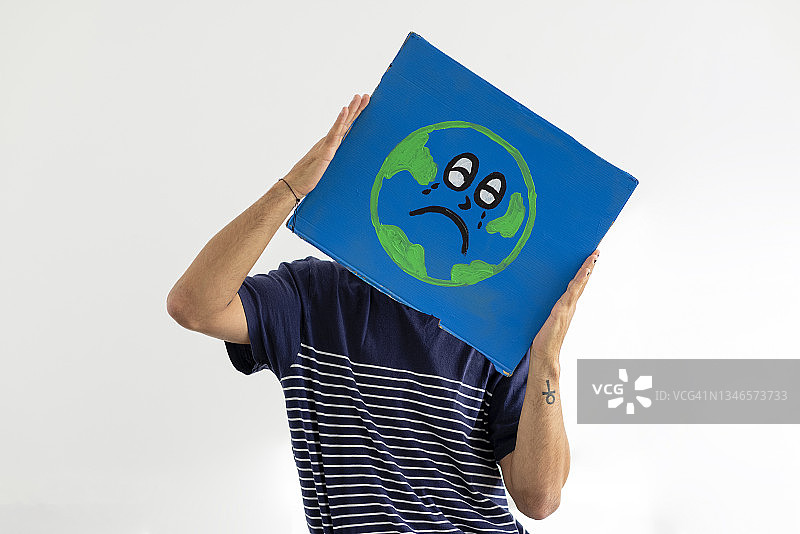 思考地球图片素材