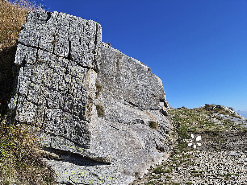 瓦尔格兰德国家公园卡多纳路沿线的岩层图片素材