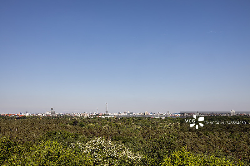 柏林天际线（德国）图片素材