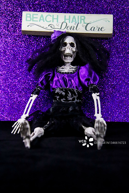 随性海滩发型图片素材