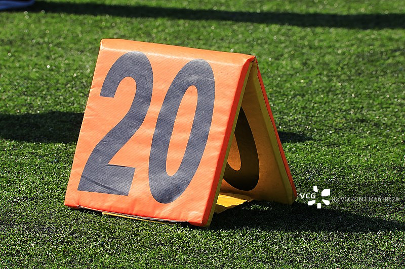 运动场地距离标记牌图片素材