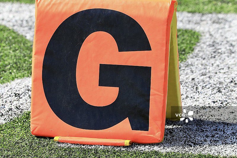 橄榄球场及球门区图片素材