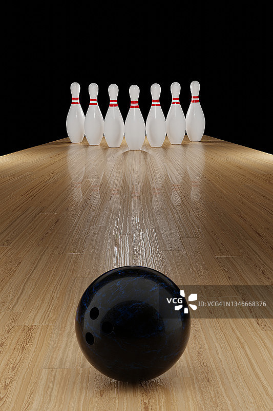 十瓶保龄球图片素材