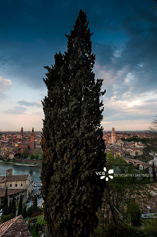 意大利维罗纳城市景观图片素材