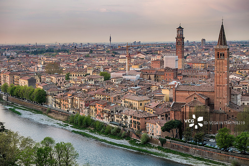 意大利维罗纳城市景观图片素材