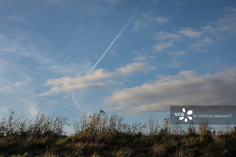 英格兰的秋季天空图片素材