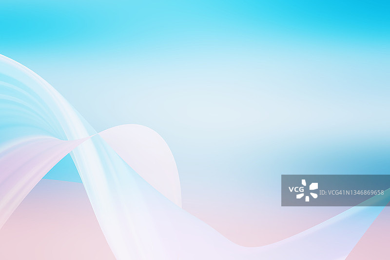 抽象彩色波浪图片素材