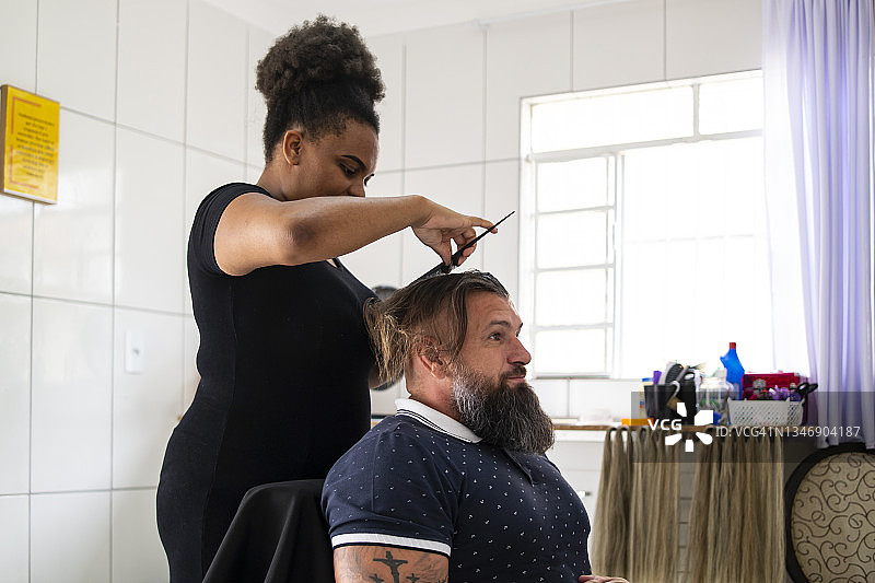 发型师图片素材