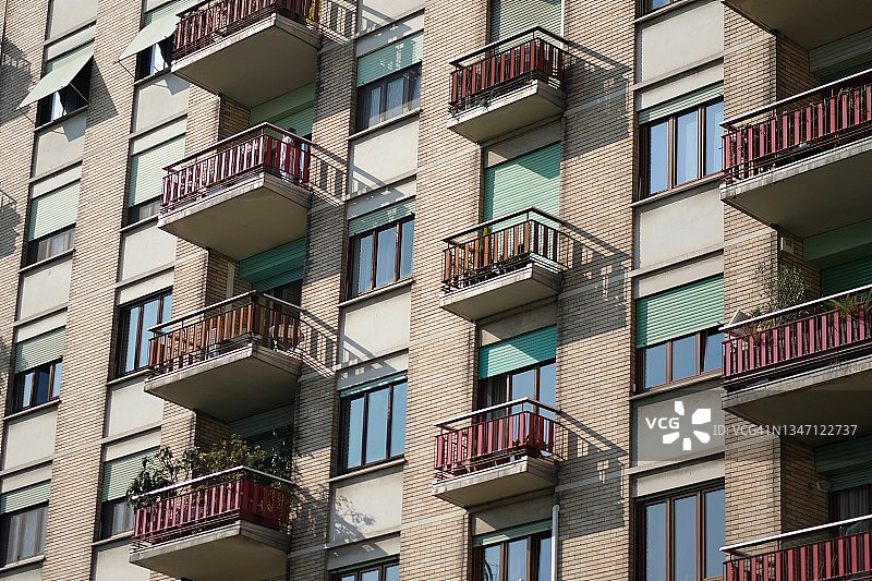 城市公寓外墙图片素材