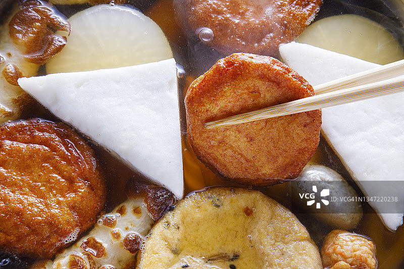 日式家常菜关东煮食谱图片素材