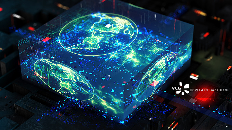 世界地图科技环境图片素材