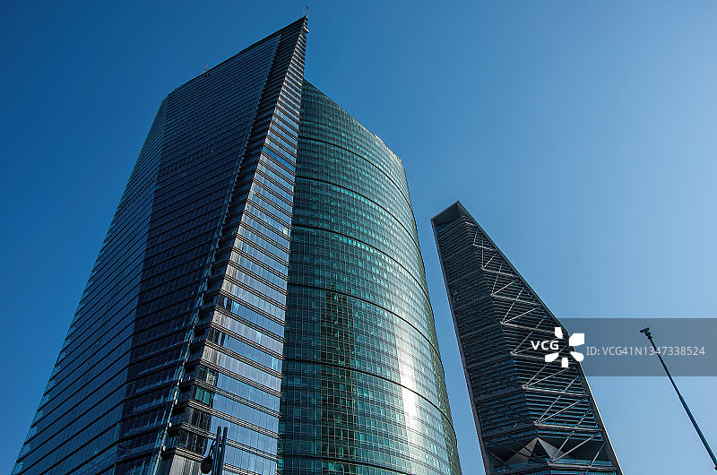 墨西哥墨西哥城改革大道上的摩天大楼图片素材