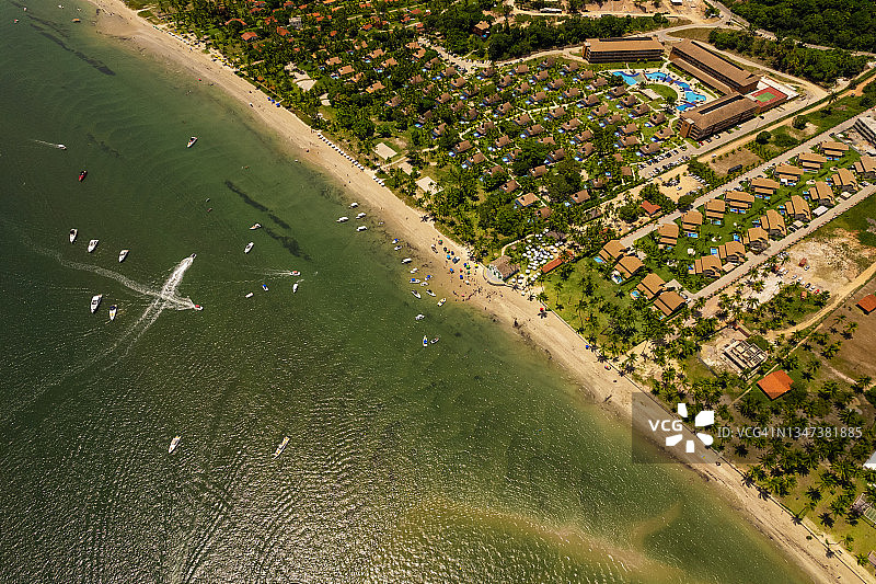 塔曼达雷卡内罗斯海滩，伯南布哥图片素材