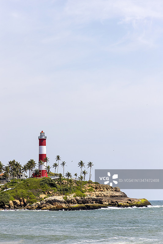 印度南部喀拉拉邦科瓦拉姆海滩图片素材