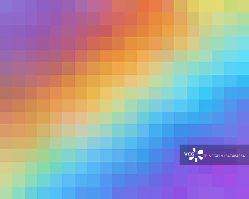 抽象彩虹像素噪点线条波浪故障数字艺术背景图片素材