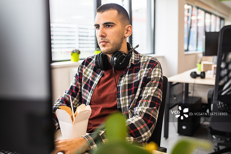 工作与饮食图片素材