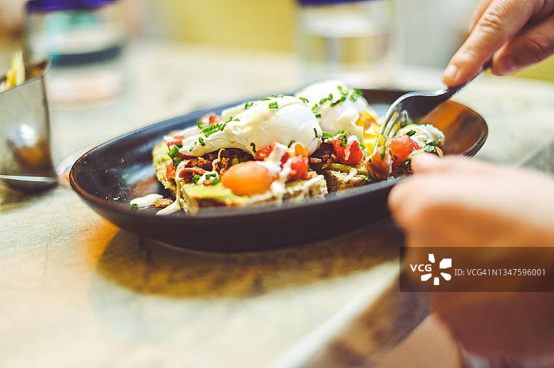 美味鸡蛋菜肴特写图片素材