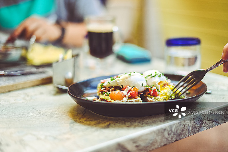 美味鸡蛋菜肴特写图片素材