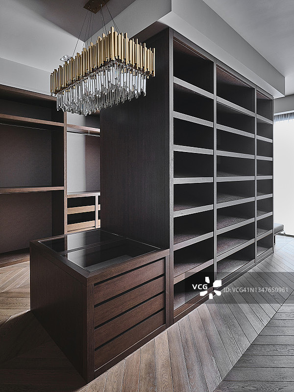 私人住宅中的更衣室图片素材