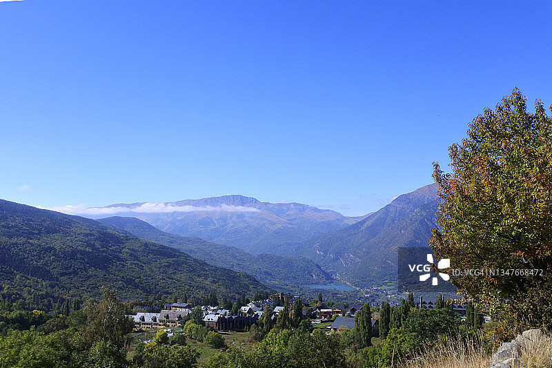 贝纳斯克山谷的塞尔勒图片素材