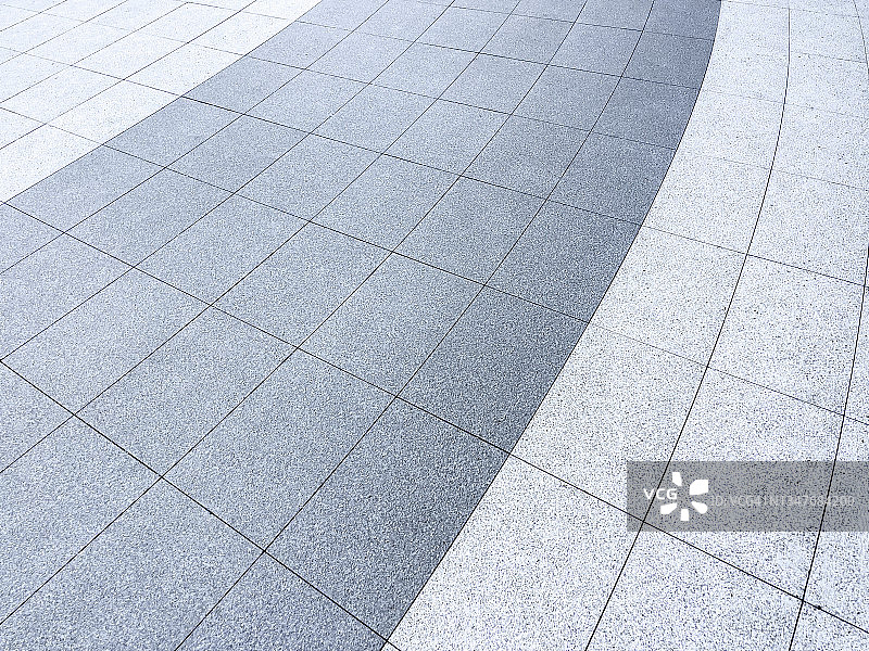 铺有不同颜色地砖的方形地面图片素材