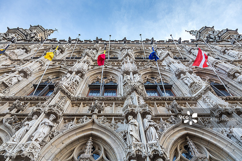 鲁汶市政厅外墙图片素材