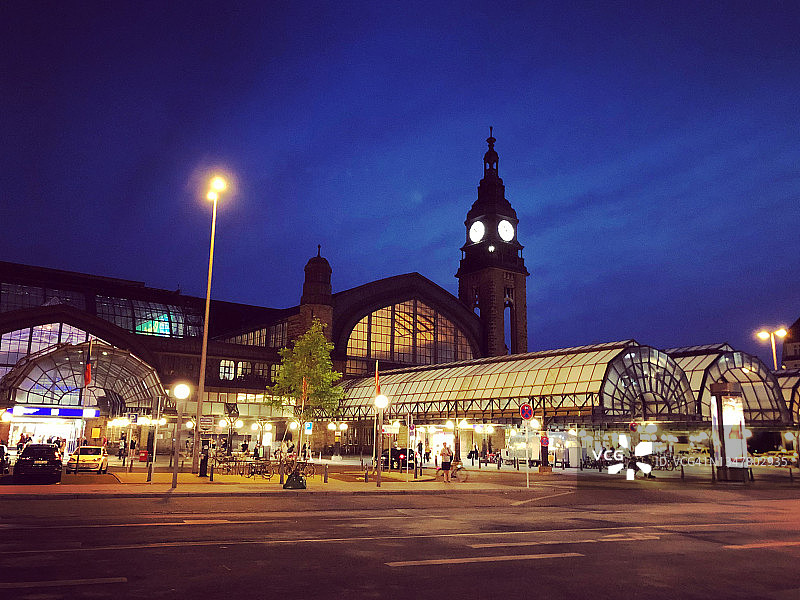 德国汉堡中央火车站图片素材