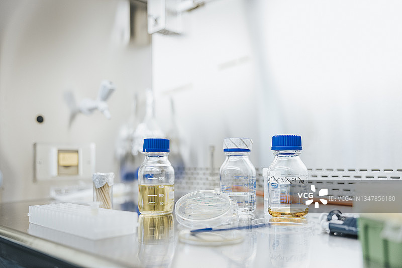 科学家工作场所特写图片素材