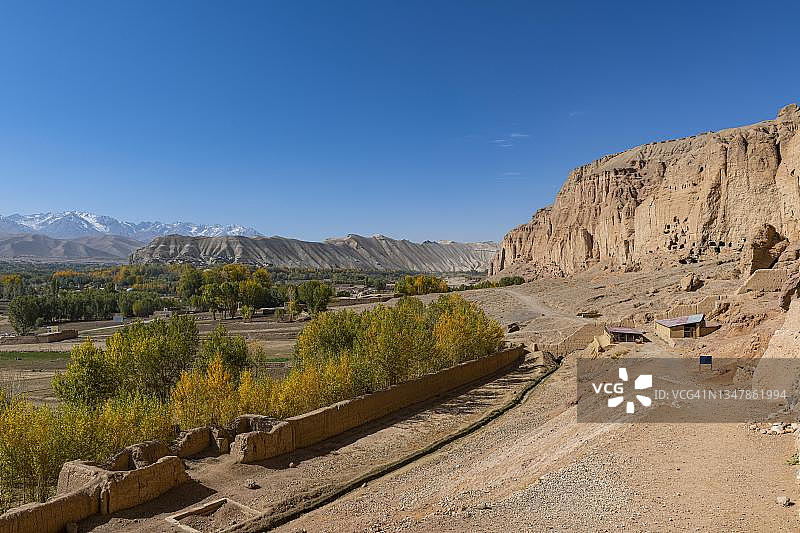 阿富汗巴米扬大佛图片素材