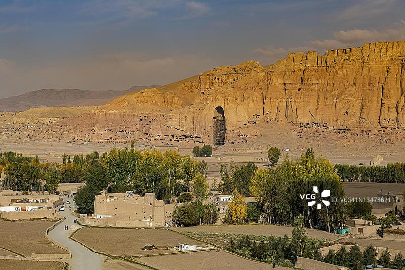 阿富汗巴米扬大佛图片素材