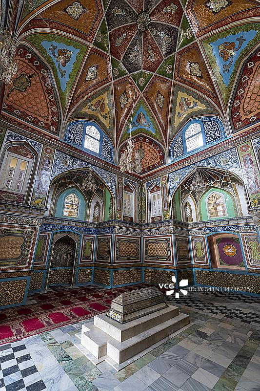 米尔瓦伊斯·霍塔基汗陵墓内部（阿富汗坎大哈）图片素材