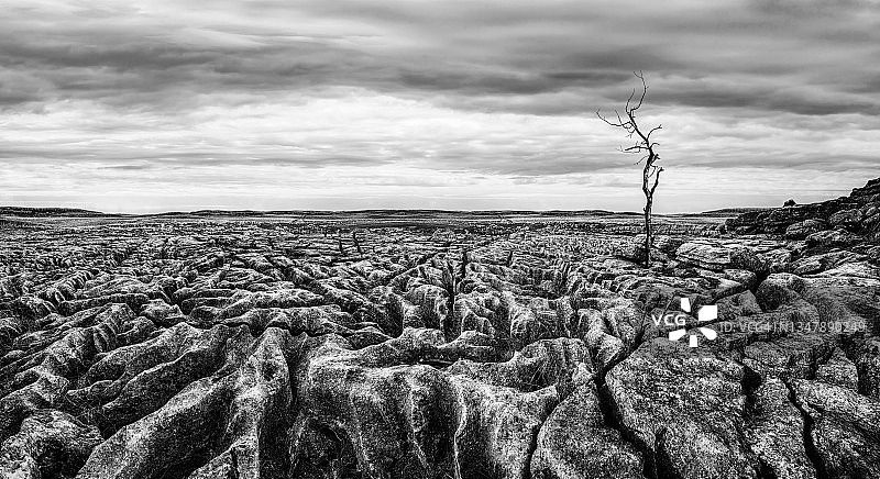 黑白壮丽风光图片素材