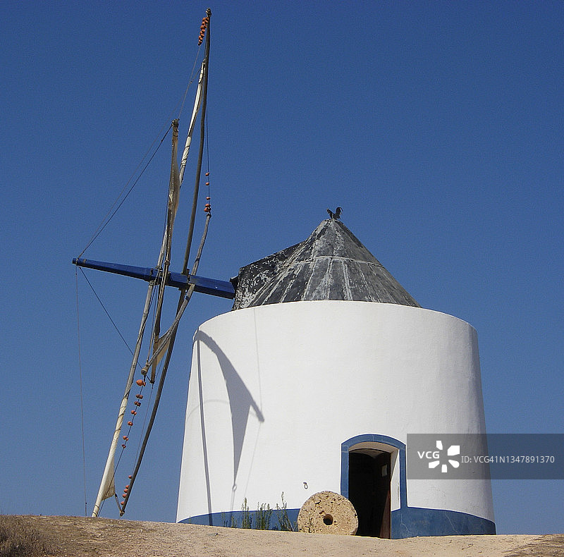 葡萄牙阿尔加维奥德塞克斯的风车图片素材