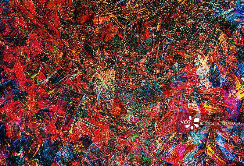 鲜艳的抽象油画图片素材