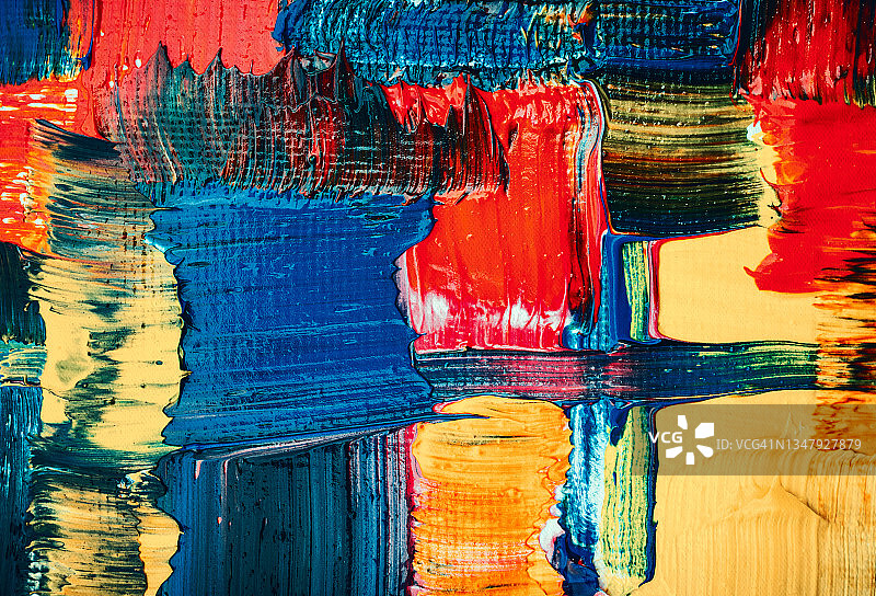 油画特写图片素材