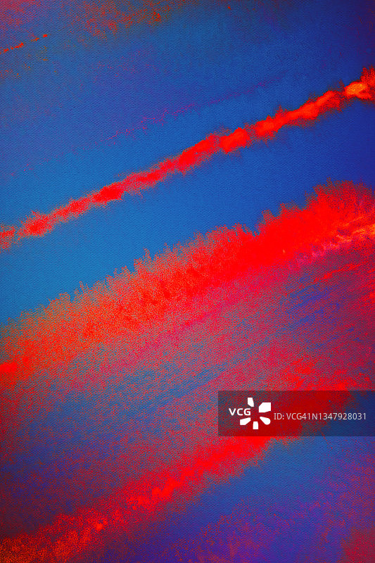 红蓝水彩图片素材