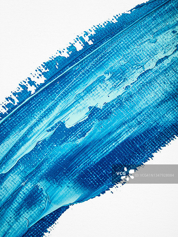 画布上的蓝色油漆图片素材