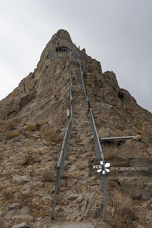 坎大哈的四十步台阶，阿富汗图片素材