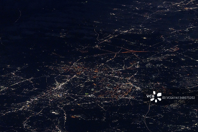 日本爱知县丰田市鸟瞰图片素材