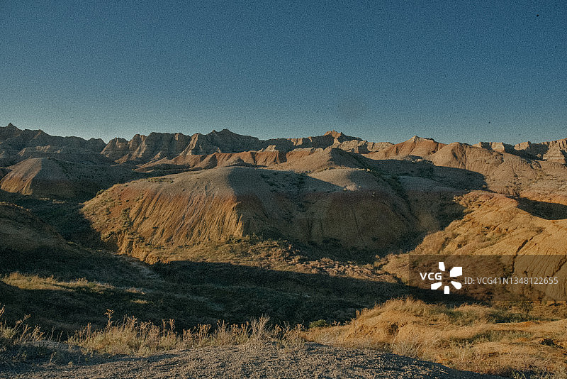 恶地国家公园日落图片素材